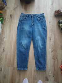 Śliczne spodnie damskie jeansowe rozmiar L/XL okazja