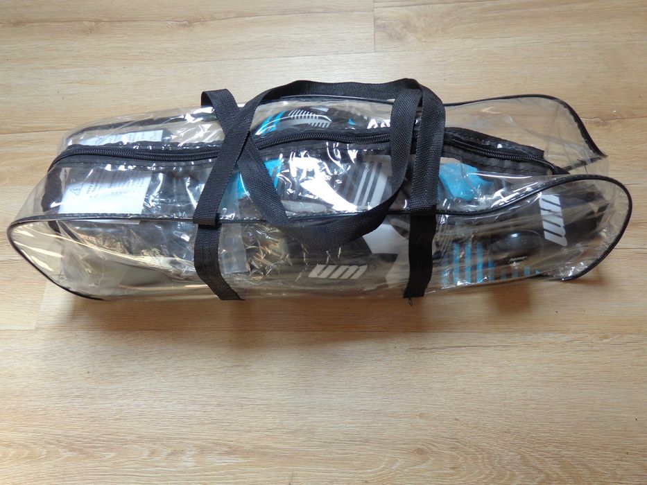 Zestaw - Deskorolka, kask, ochraniacze, pokrowiec - nieużywane