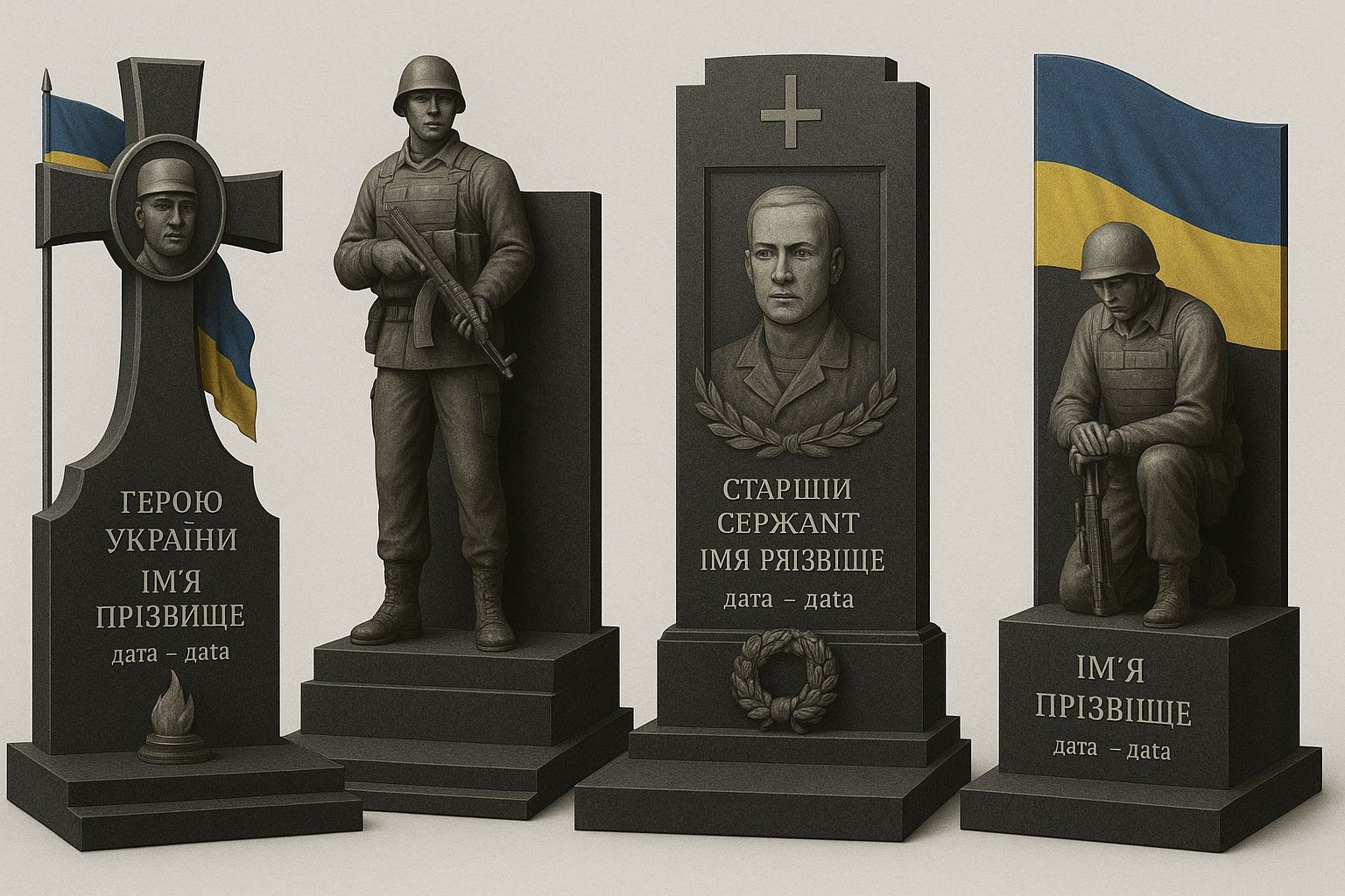 Гранітні пам'ятники від виробника