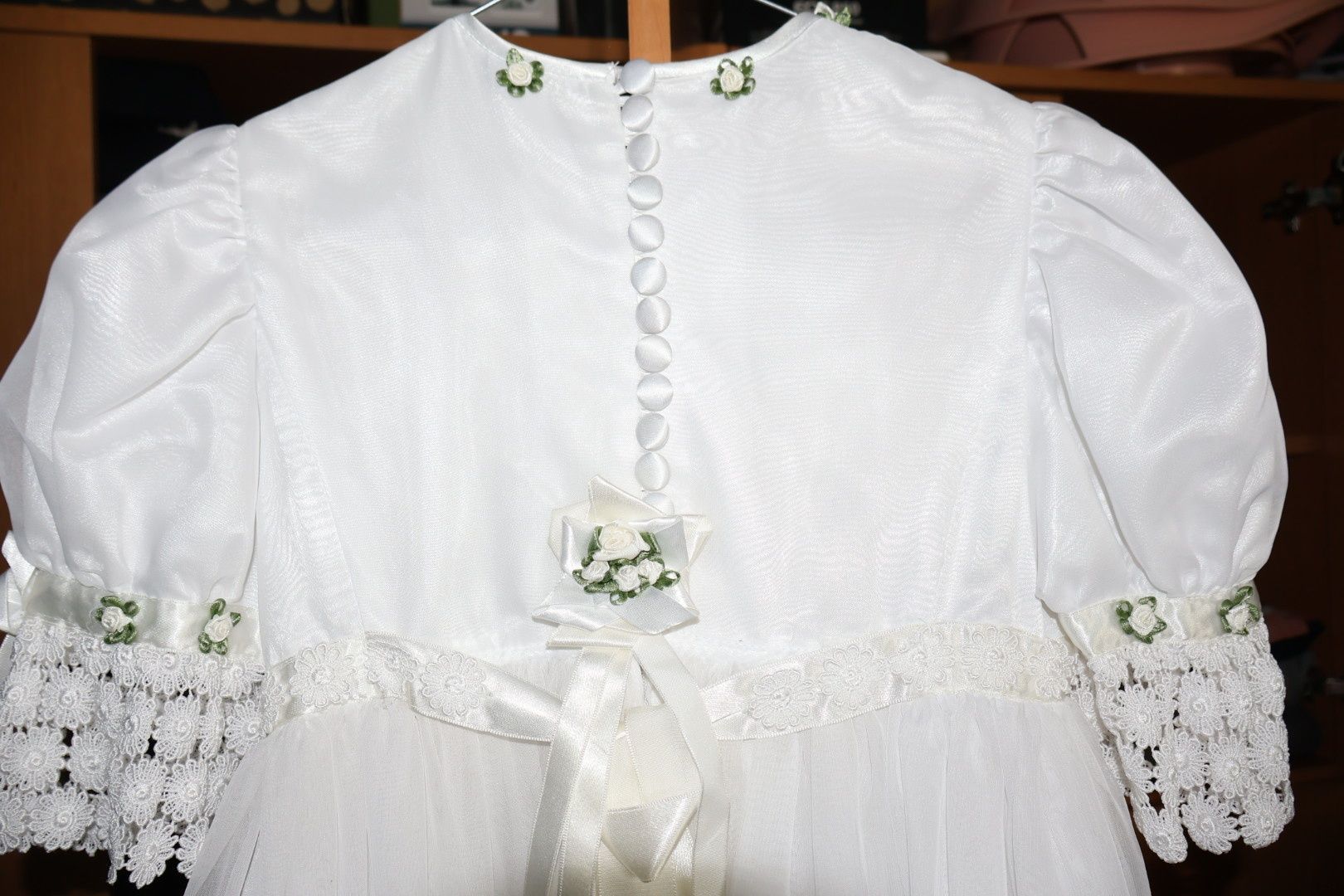 Sukienka w stylu BOHO biała/ ecrue