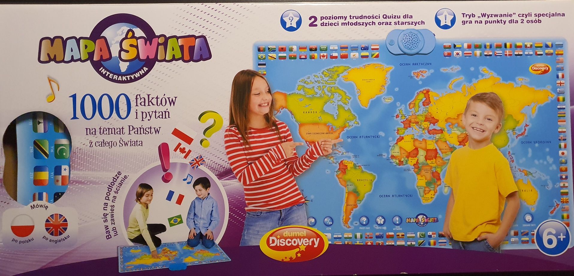 Interaktywna mapa świata, Dumel Discovery