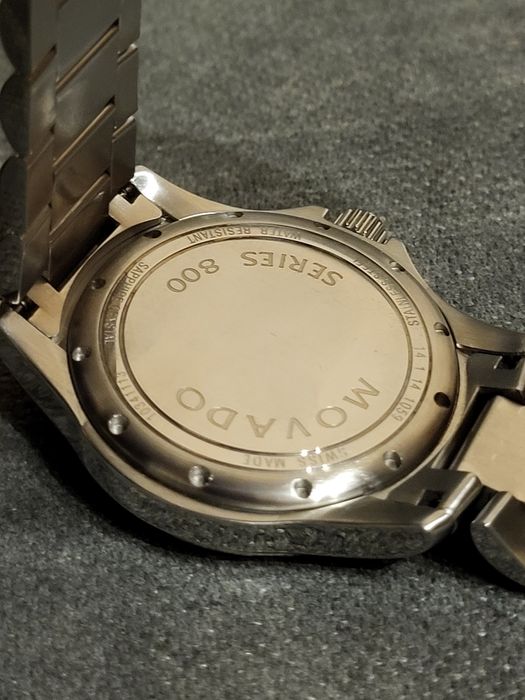 MOVADO series 800 Piękny Diver w stali stan bdb pełen komplet WR200