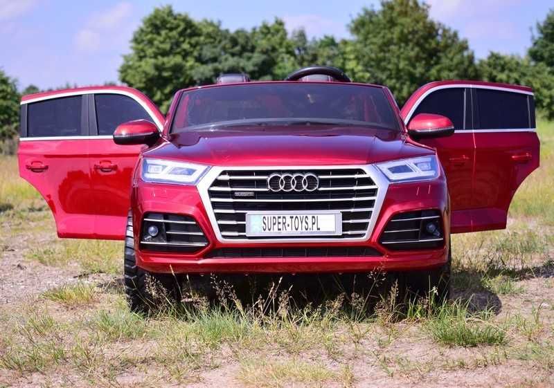 Auto samochód na akumulator AUDI Q5 dwuosobowe wyświetlacz LCD pojazd