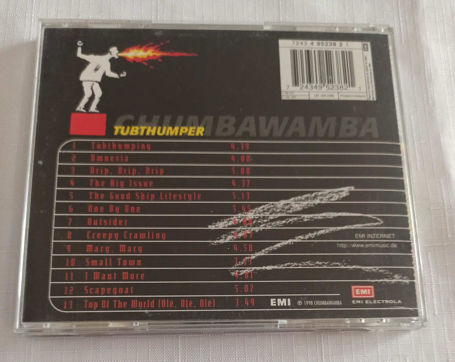 Chumbawamba Tubthumper CD 1998