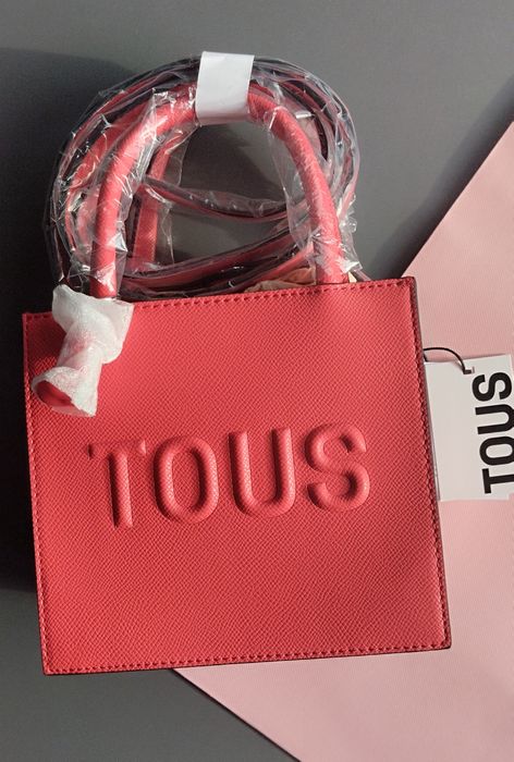 Tous POP Brenda Cube mini torebka czerwona z misiem+certyfikat