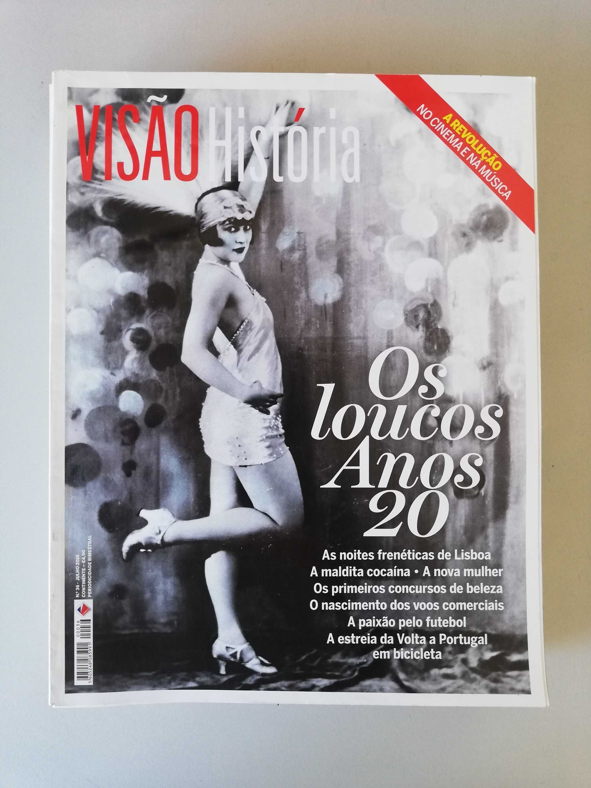 Revista Visão História - vários números disponíveis, venda individual