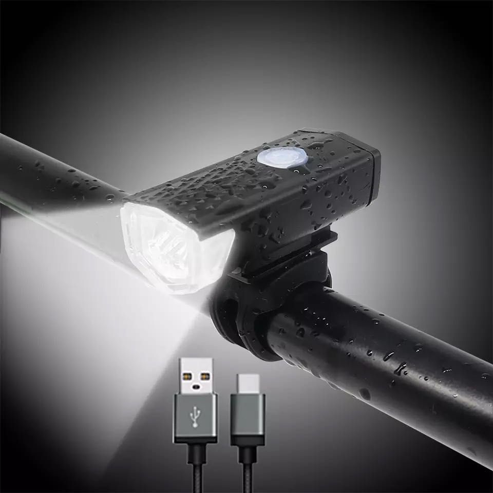 Светодиодная фара с USB зарядкой фонарик LED фонарик c USB зарядкой