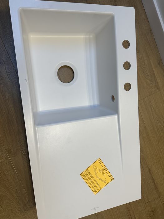 Nowy zlew ceramiczny Villeroy&Boch Subway Style 50 kolor stone white