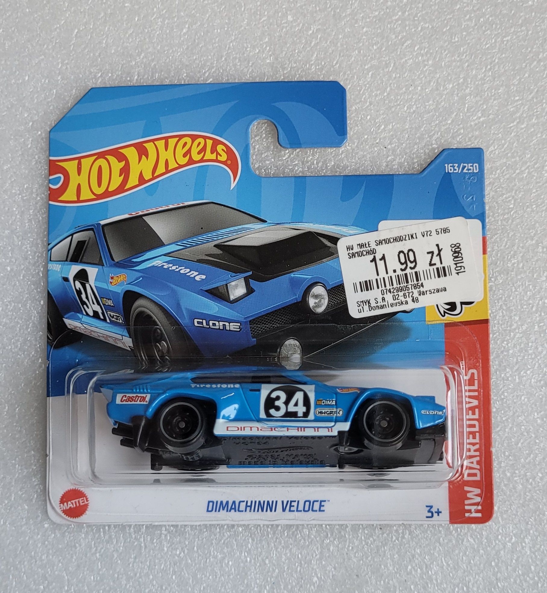 Dimachinni Veloce blue Hot Wheels