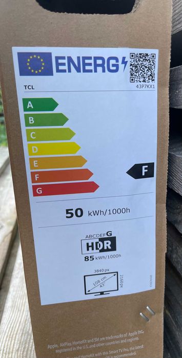 Телевізор TCL QLED 43P7K НОВИНКА 2025 Нові! Запечатані!