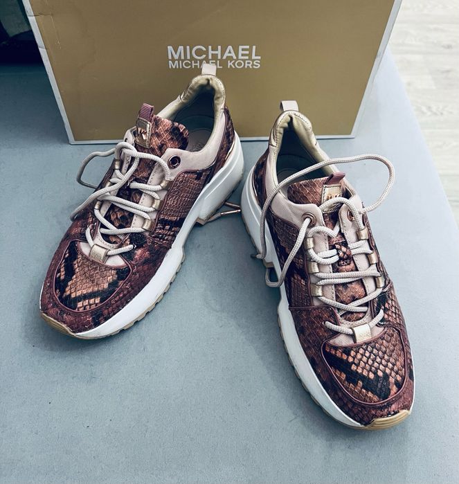 Кеды кроссовки michael kors 7M 37 кожа