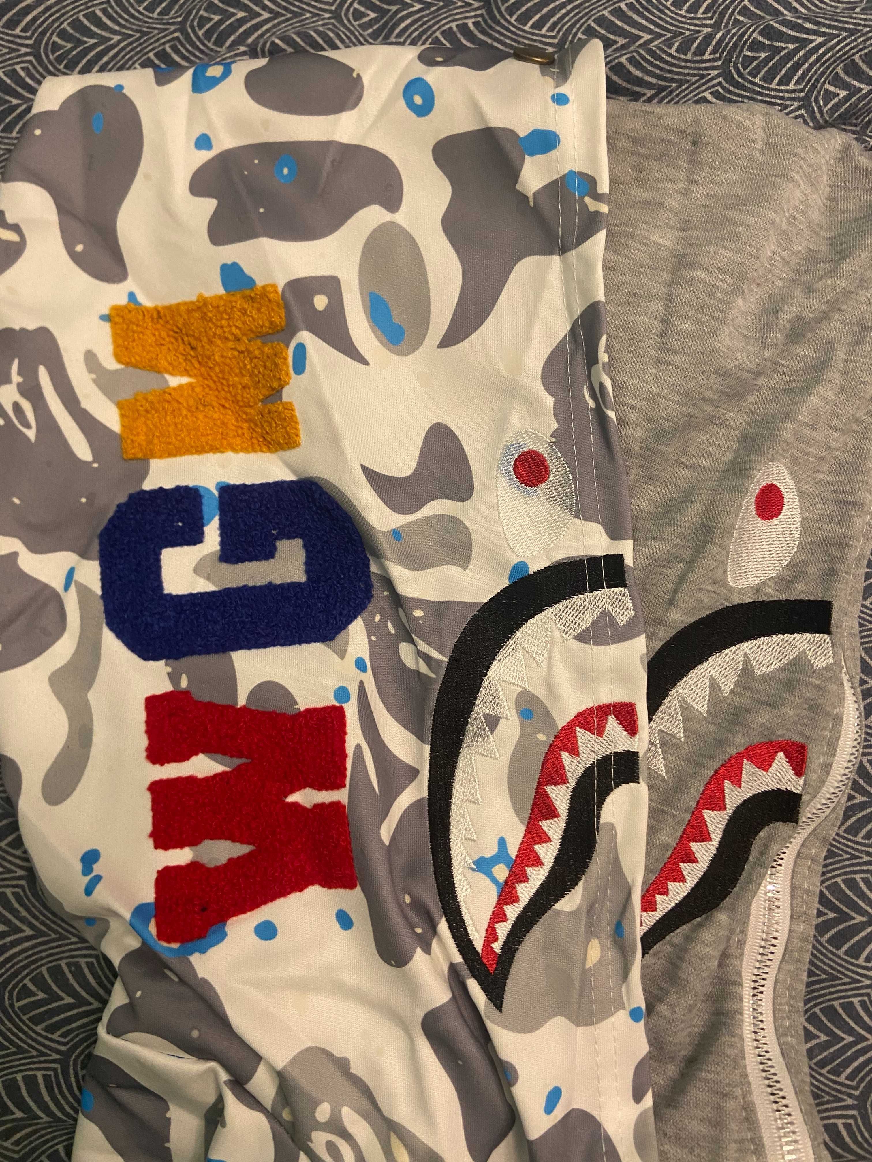 Кофта Bape, худі бейп, бейб зіпка Bape, СВІТИТЬСЯ В ТЕМНОТІ