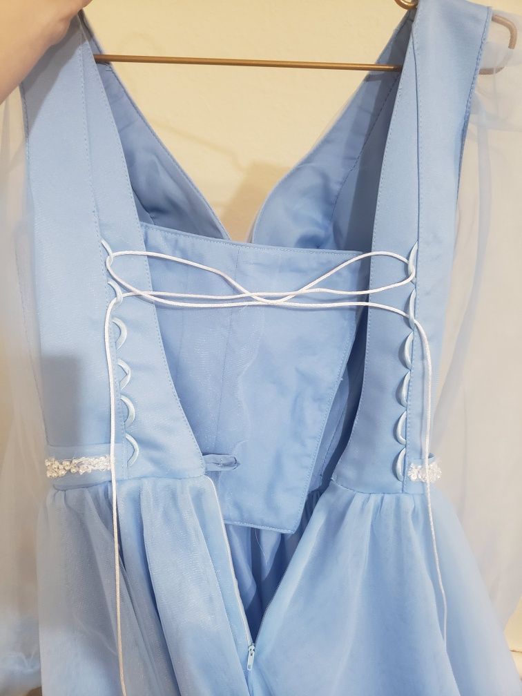 Плаття блакитнє 42 розмір
