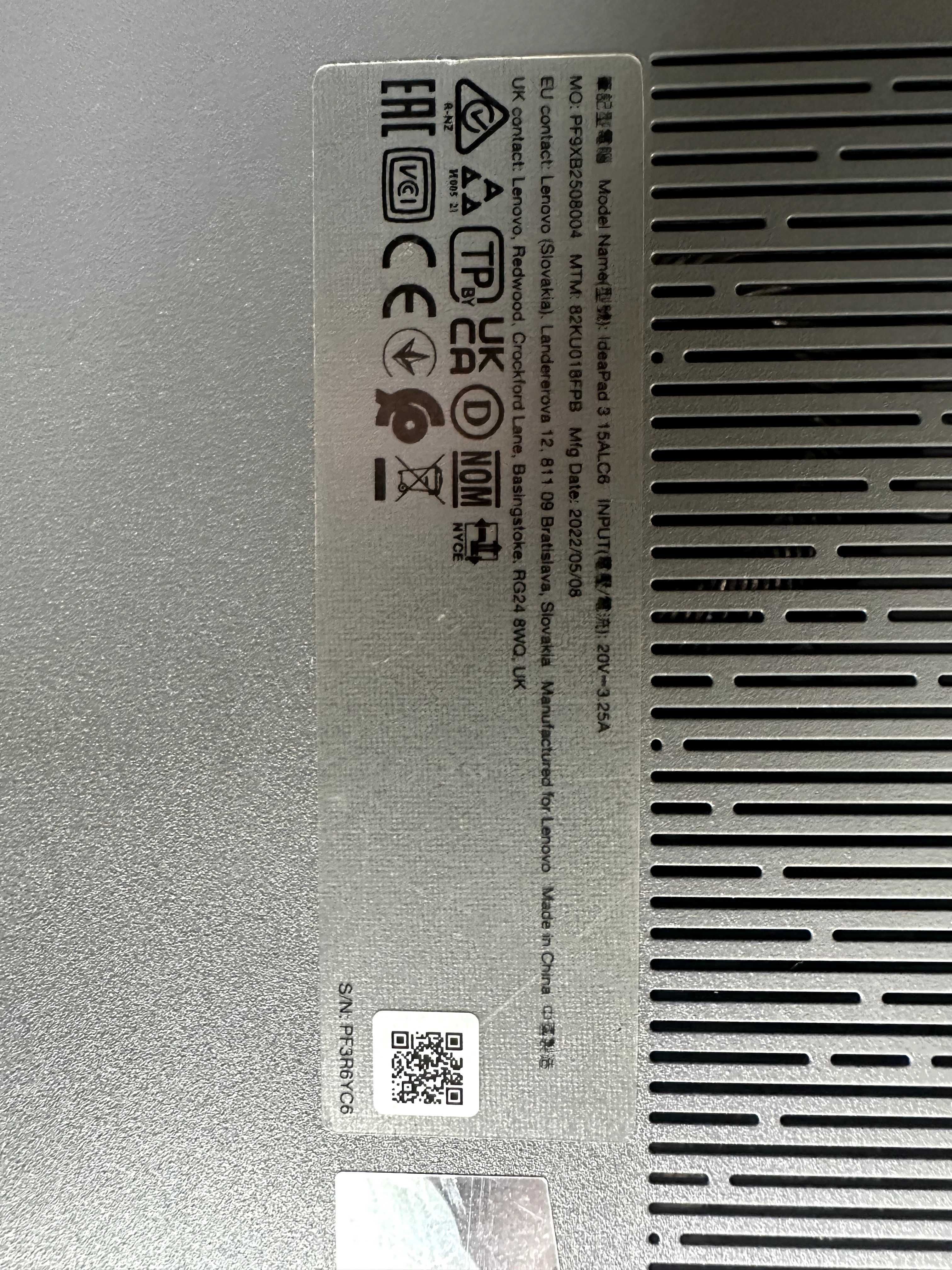 Laptop LENOVO Ideapad 3 15 calowy