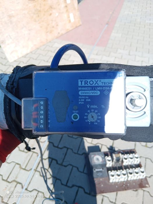 Trox technix siłownik zawór odcinający