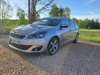 Peugeot 308 2.0 blue hdi szklany dach nawigacja kamera cofania automat FULL OPCJA