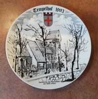 Talerz  porcelanowy  Dorfkirche  Alt - Marienfelde,   24  cm