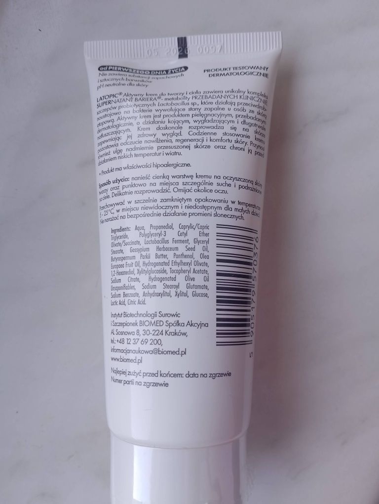 Sprzedam krem Latopic Prebiotic Emollient