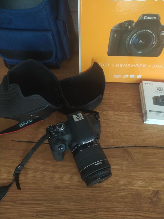EOS 750d + EF-S 18-55mm F3.5-5.6 IS STM + Bolsa original Canon
