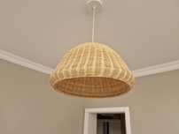 Laura Ashley abazur lampa rattan