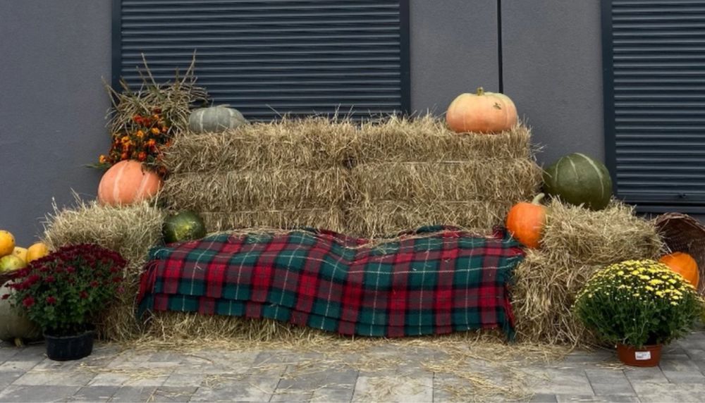 Тюки з соломи/сіна (декор)