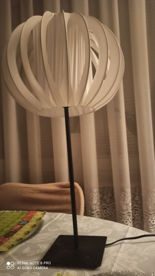 Stylowa Lampa stołowa nocna abażur