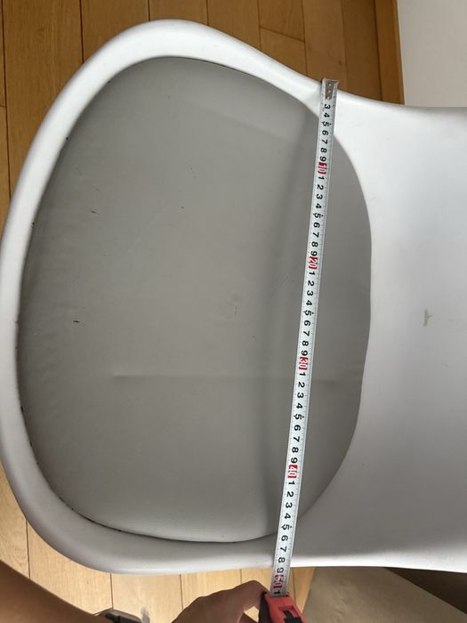 Fotek krzesło biurowe obrotowe na kółkach białe szare