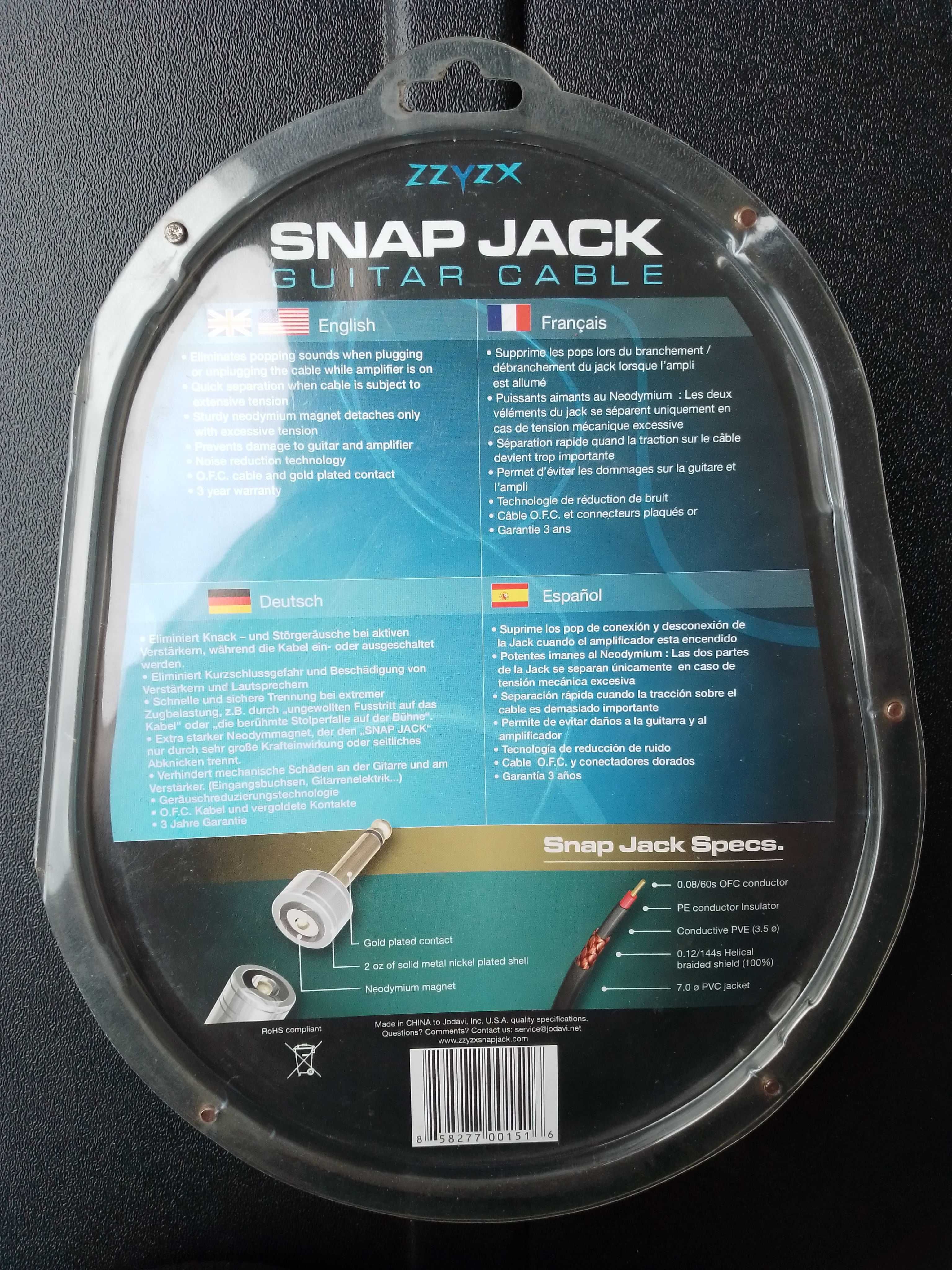 Cabo jack/jack ZZYZX Snap Jack 4,6m