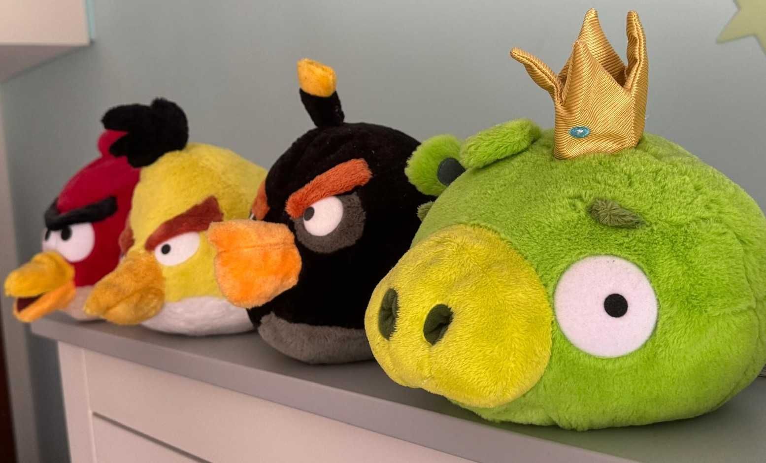 Conjunto 4 Peluches Angry Birds