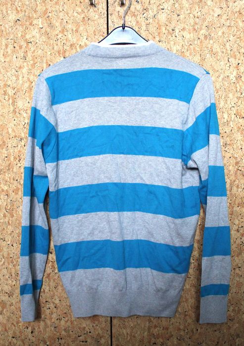 Męski kardigan w paski