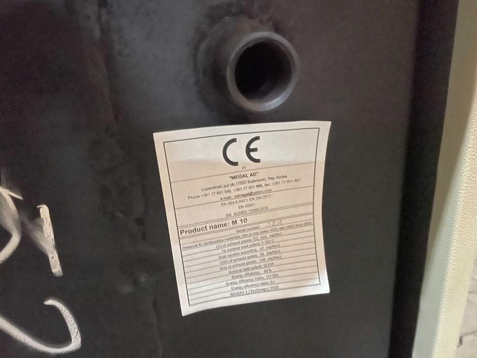 Kuchnia węglowa Piec z płaszczem wodnym MEGAL 10 kW Kocioł CO - II Gat