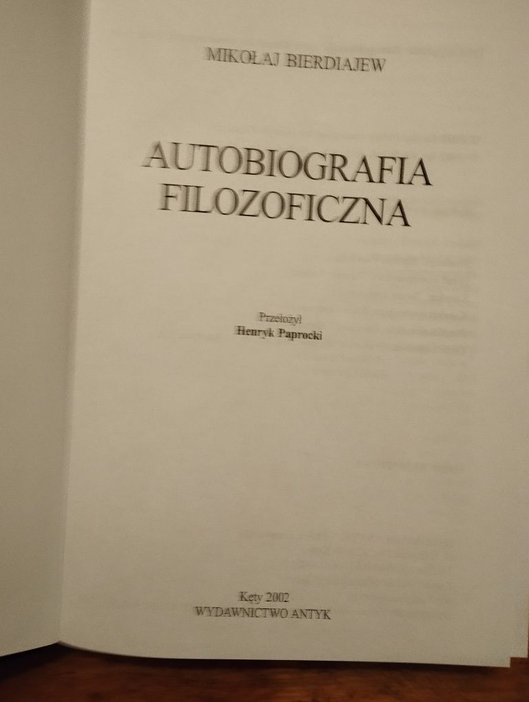 Bierdiajew autobiografia filozoficzna