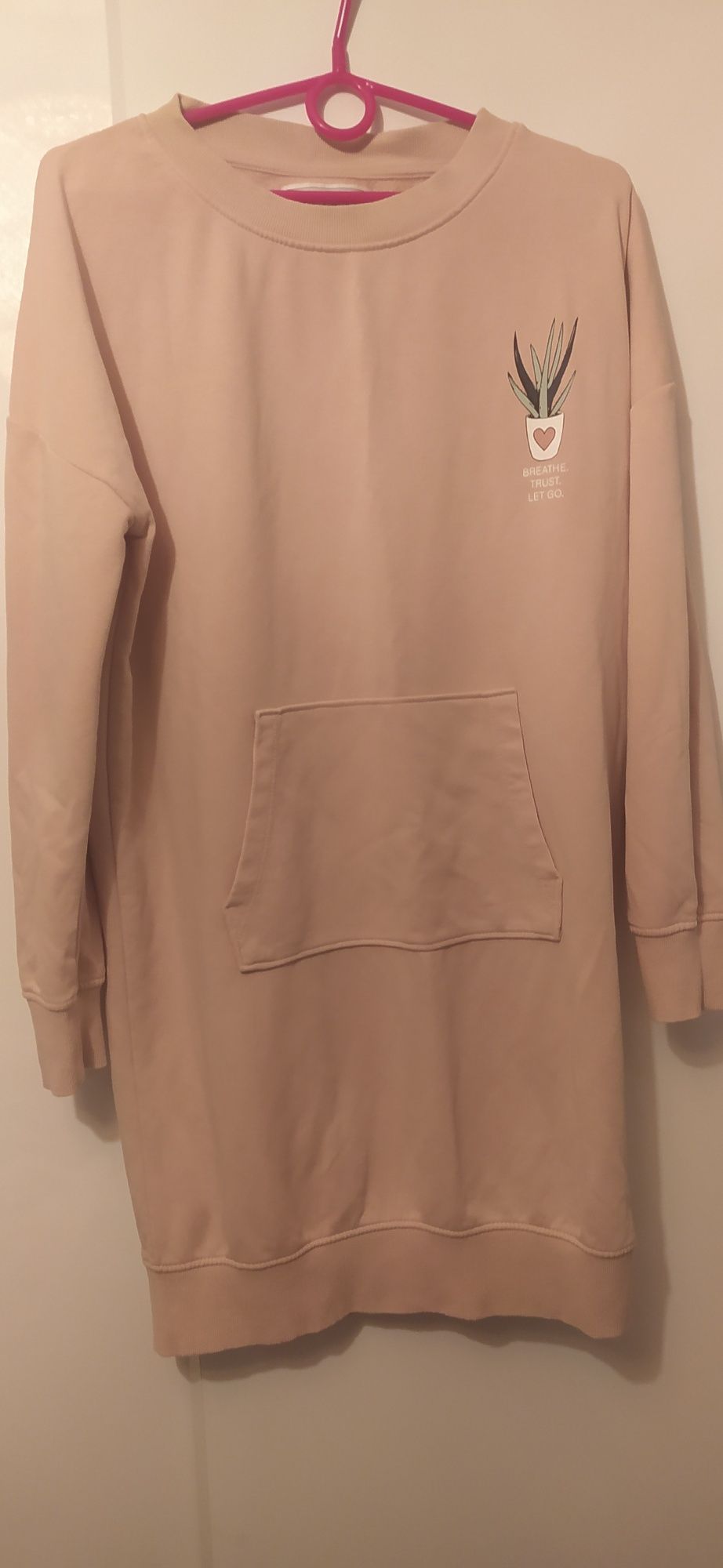 Bluzo sukienka dresowa
