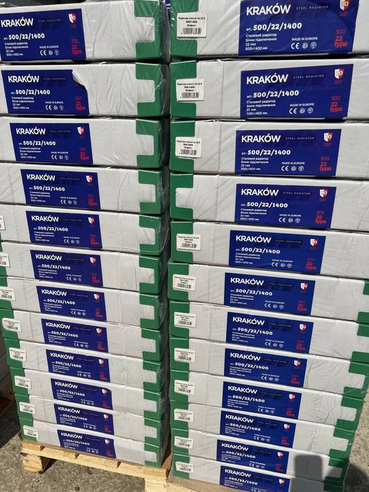 Стальні радіатори  22тип KRAKOW товщина 1.2мм високоякісні та ефективн