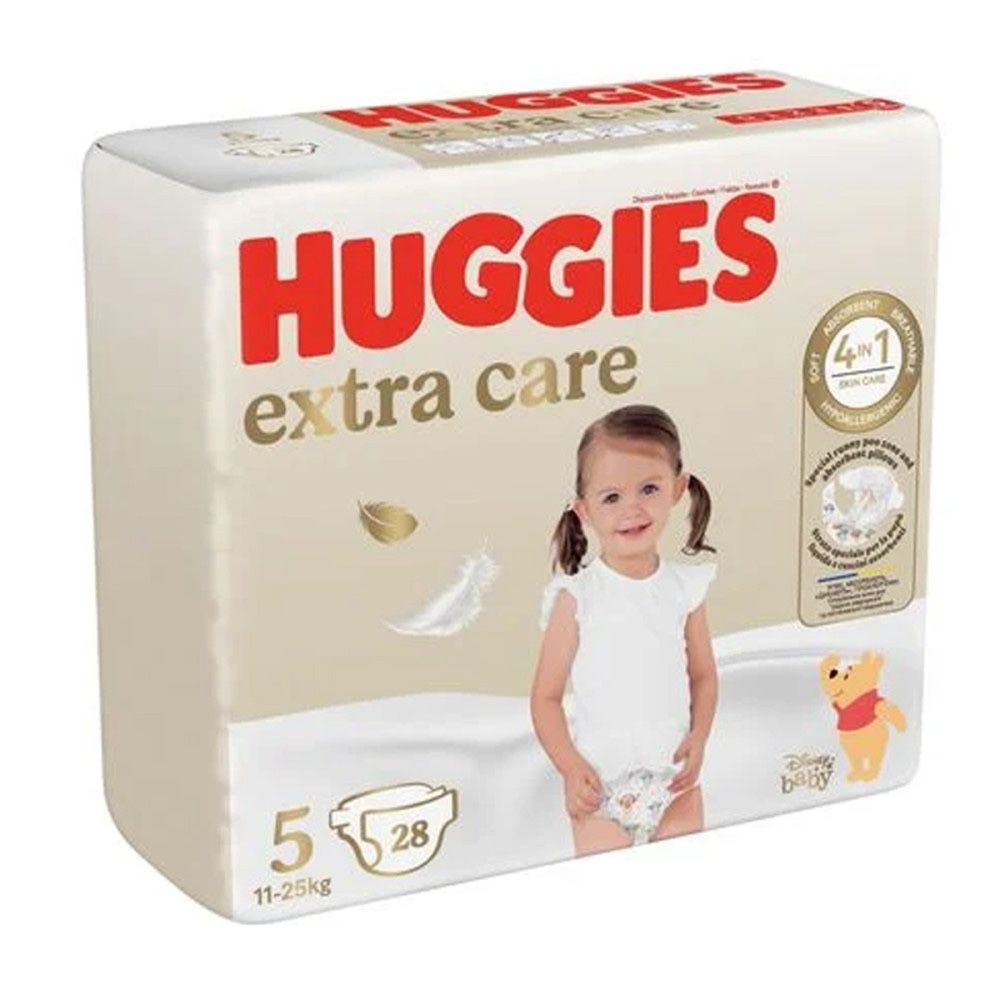 Підгузки Huggies Extra Care Jumbo 5 (11-25 кг) 28шт