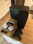 Xbox series X, 2 pady, headset, bateria
