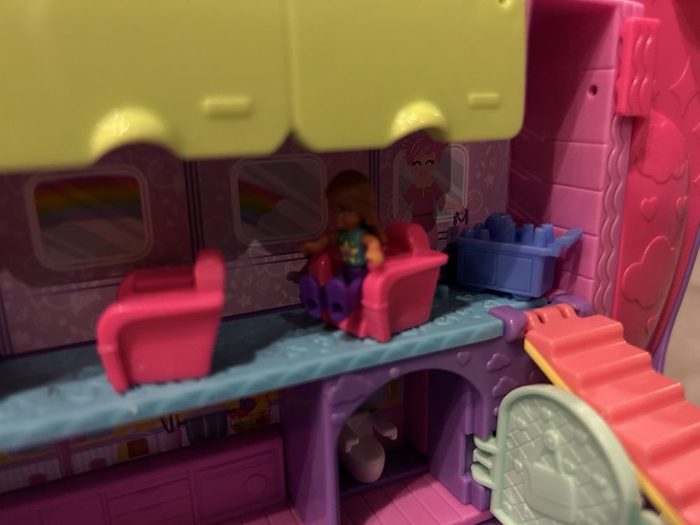 POLLY Pocket kotolot zestaw koci samolot + 2 Lalki
