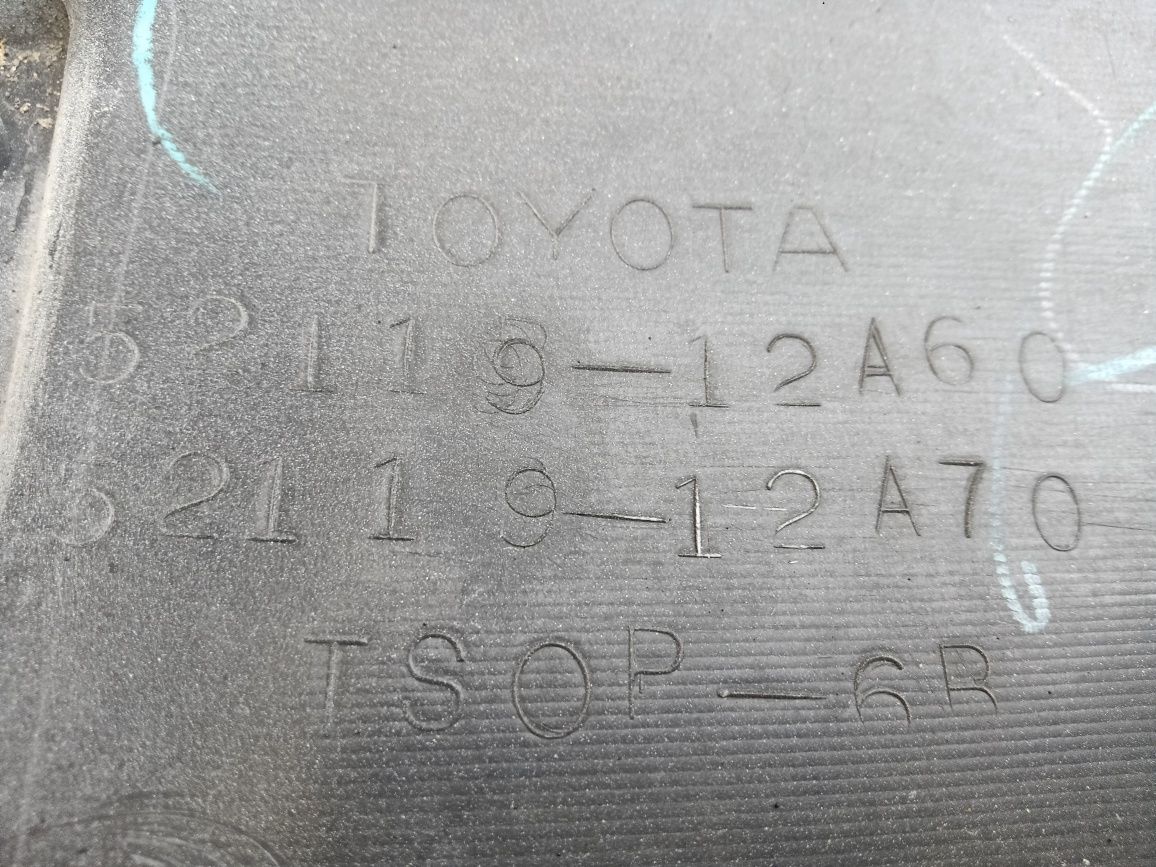Parachoques Toyota Corolla para choques 2009