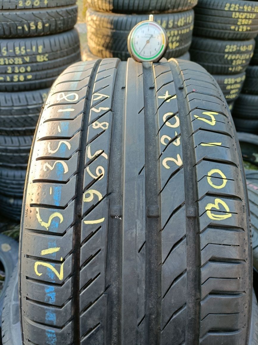 B014- 215/35r18 Continental ContiSportContact 5 z 2019r 6.5mm