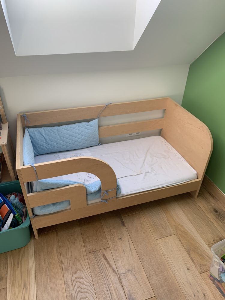Łóżeczko łóżko 120x60 z materacem