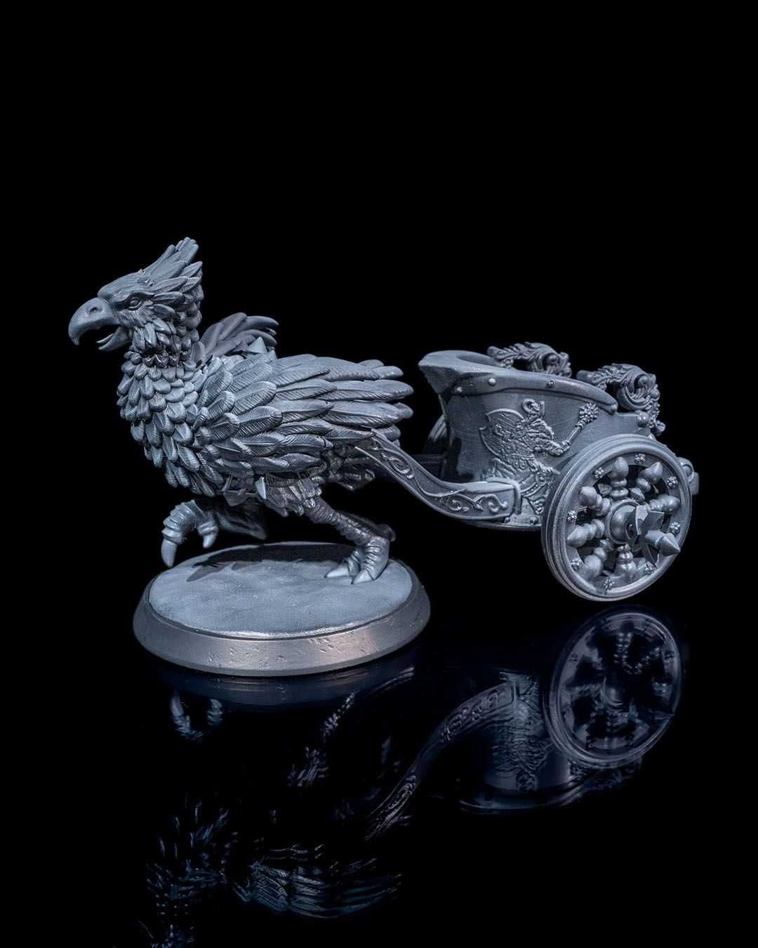 Rydwan wojenny figurka 32mm 14K zgodna z DnD RPG Pathfinder Warhamm.