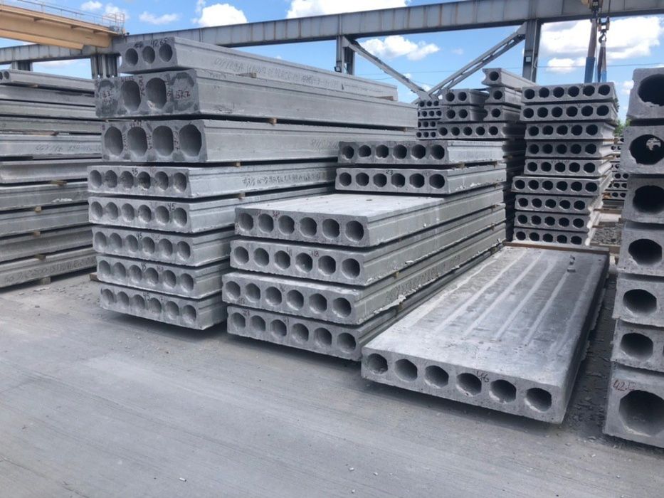 Панелі перекриття пустотні, Плиты перекрытия ПК / ПБ, Плити перекриття