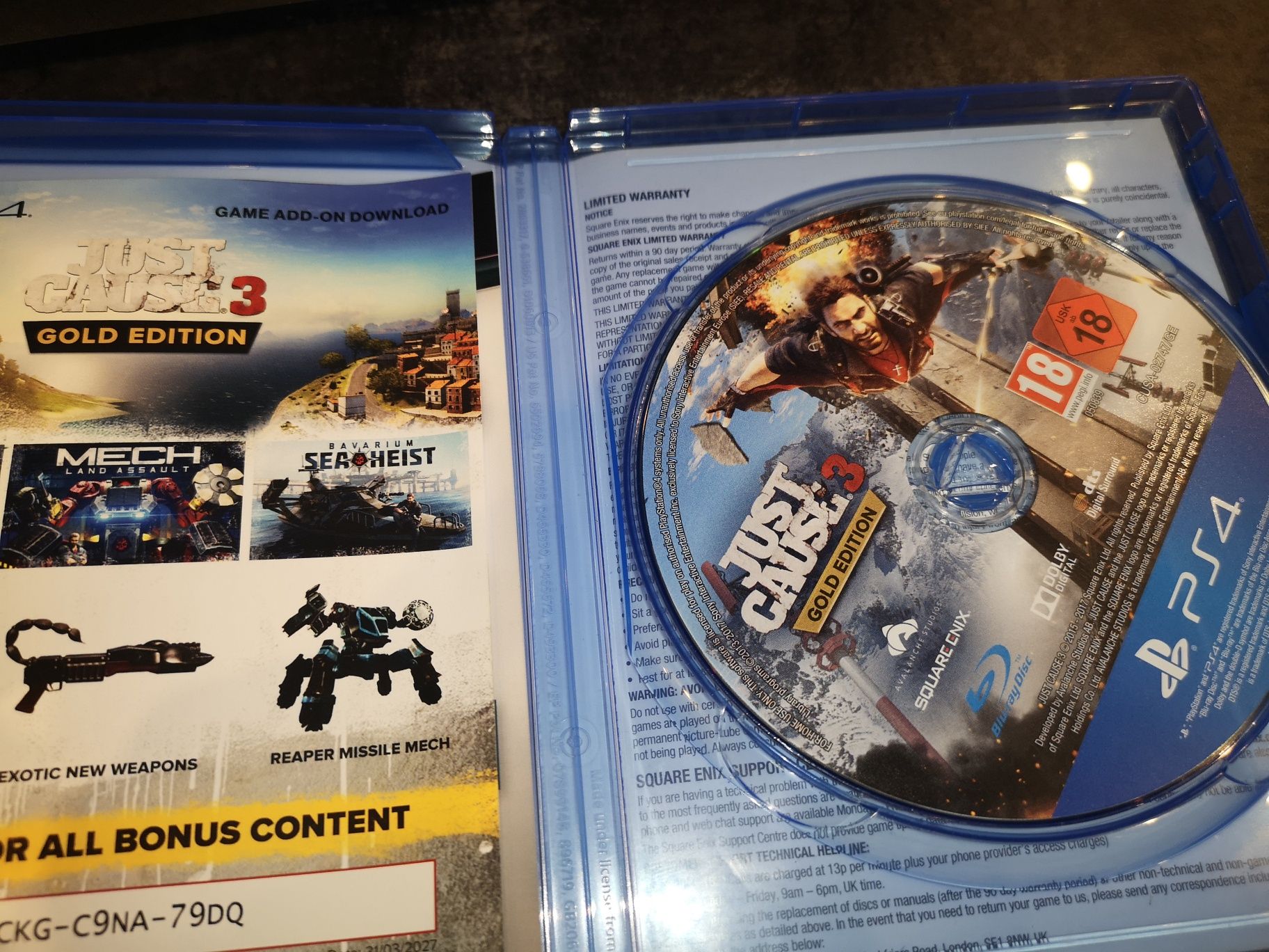Just Cause 3 PS4 gra (możliwość wymiany