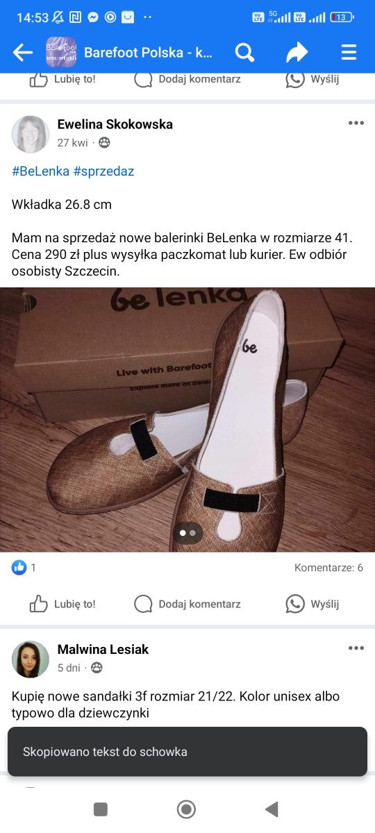 BeLenka 41 nowe balerinki