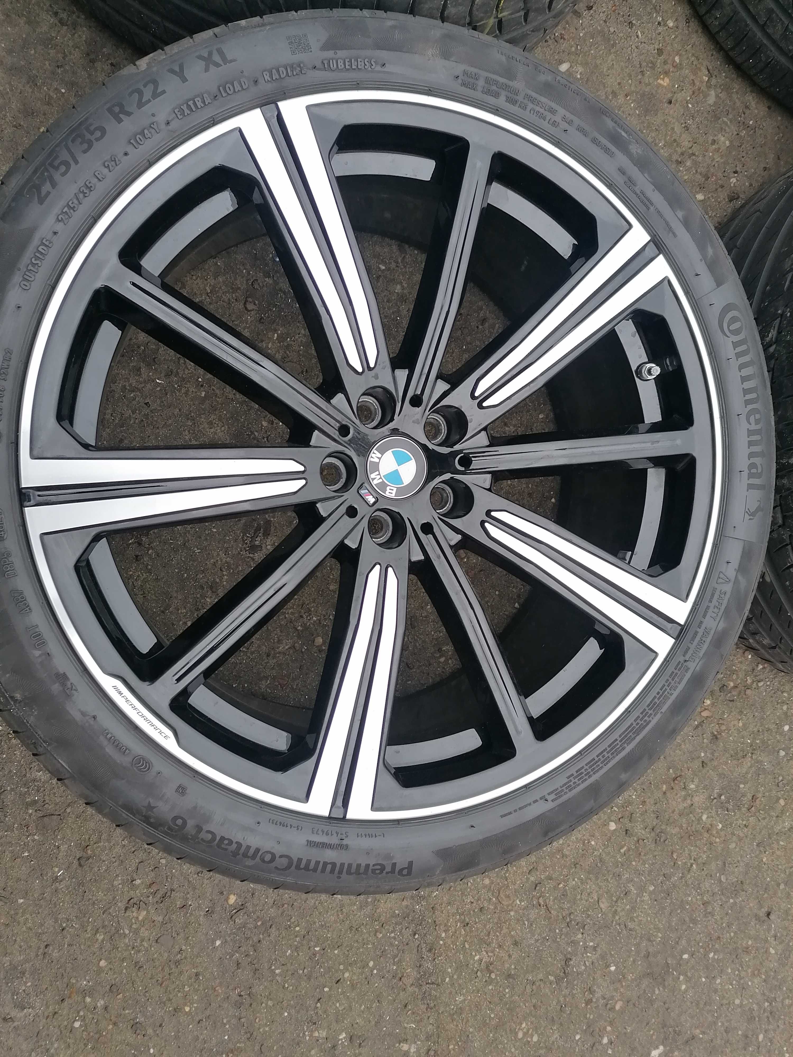 Koła 22" bmw x5 g05 x6 g06 x7 g07  m-performance wz 749 lato