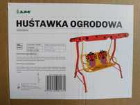 HIT Huśtawka dwuosobowa ogrodowa dla dzieci Biedronka KURIER