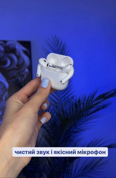 Навушники  Apple AirPods 4 (2025) + ANC (з шумодавом) + (iOS 18+)