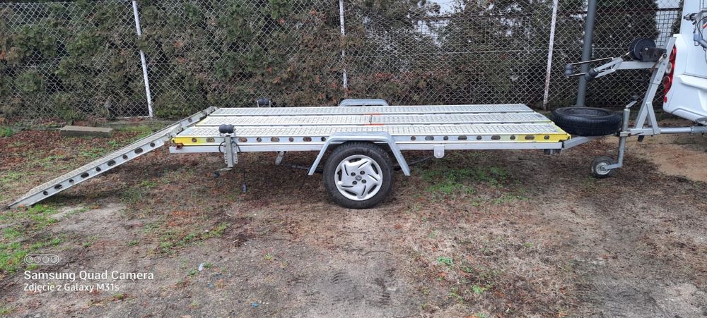Wynajem Laweta Przyczepki Przyczepa quad Poznań Wypożyczalnia motocykl