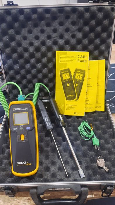 Cyfrowy Termometr kontaktowy w walizce