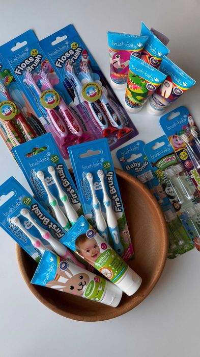 Дитячі зубні щітки пасти Curaprox brush baby TePe Biorepair FrezyDerm